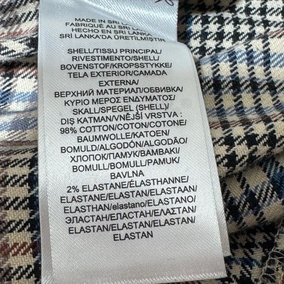 Lauren Ralph Lauren Plaid Trouser Wide Pants size 8 - Picture 9 of 13